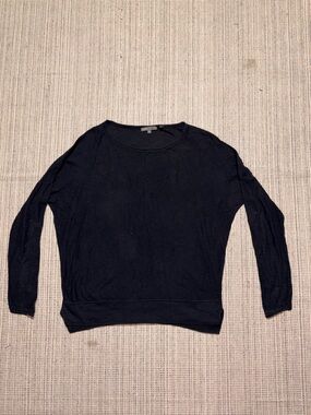 VINCE Women's Dolman Sleeves Sweater Size M In Black